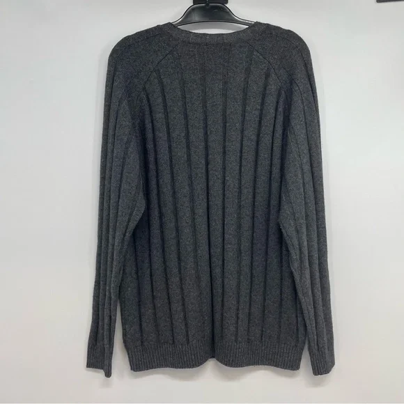 MC Bellwood Merino Wool/Cashmere/Angora Bkend Sweater Mens XL Made in Italy